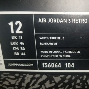 Jordan Shoes - Jordan Retro 3 (2011) Jordan Shoes - Jordan Retro 3 (2011)